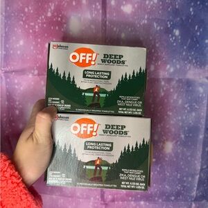 OFF! Deep Woods Insect Repellent Towelettes 2 boxes 🛍